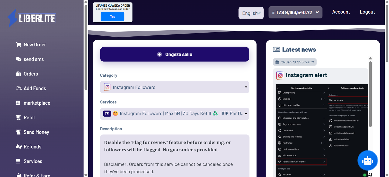 Liberlite website script fully working